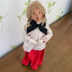 Vintage Byers’ Choice Christmas Caroler - Choir Girl - Victorian Church Girl